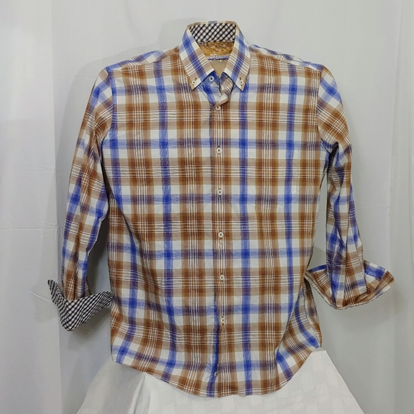 Fredrick Martin Mens Medium Button Down Shirt - Picture 5 of 7